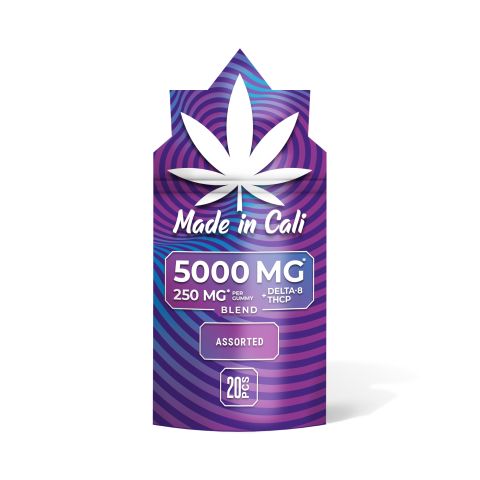 D8 & THCP Gummies - 250mg - Assorted - Made In Cali - Thumbnail 1