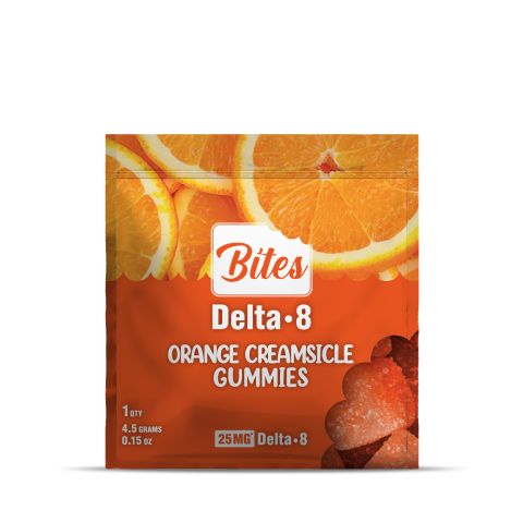 Delta 8 Gummies - 25mg - Orange Creamsicle - Bites - Thumbnail 2
