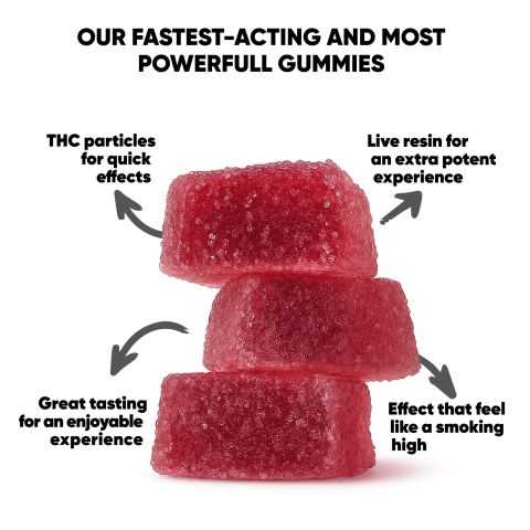 D8, D9, Live Resin, THCP Gummies - 32.5mg - Chill Extreme - Thumbnail 10