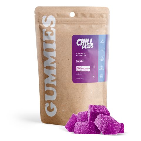 D9, CBN, Melatonin Gummies - 20mg - Blackberry - Chill Plus - Thumbnail 2