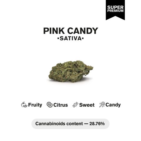 Pink Candy Flower - Sativa - THCA - Thumbnail 4