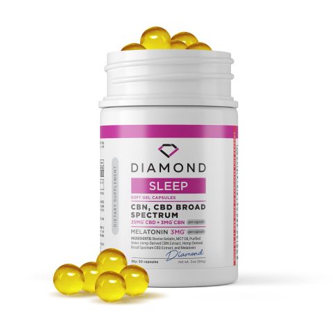 CBN, CBD, Melatonin Capsules - 31mg - Diamond - 60ct - Thumbnail 2