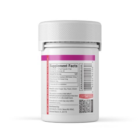 CBN, CBD, Melatonin Capsules - 31mg - Diamond - 60ct - Thumbnail 9