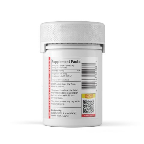 D8 & CBD Isolate Capsules - 35mg - Chill Extreme - 60ct - Thumbnail 9