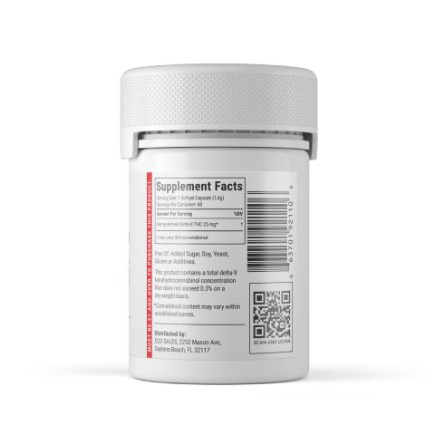 Delta 8 Capsules - 25mg - Chill Plus - 60ct - Thumbnail 9