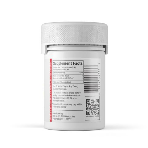 D8 & CBD Capsules - 10mg - Chill Plus - 60ct - Thumbnail 9