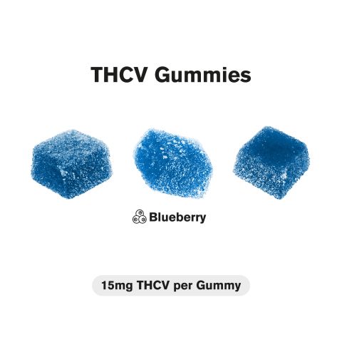 THCV Gummies - 15mg - Blueberry - Diamond - Thumbnail 4