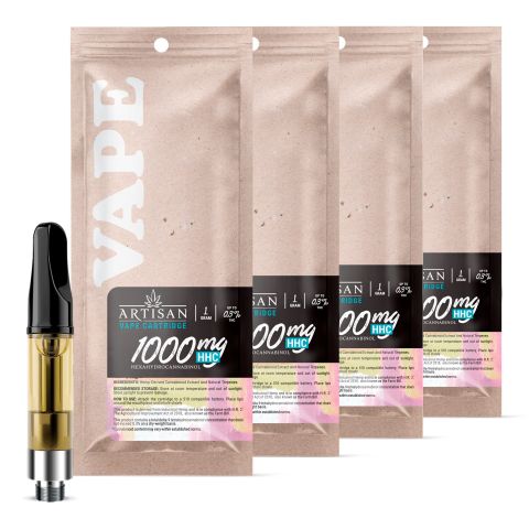1,000mg HHC Vape Carts Bundle - Artisan - Thumbnail 1
