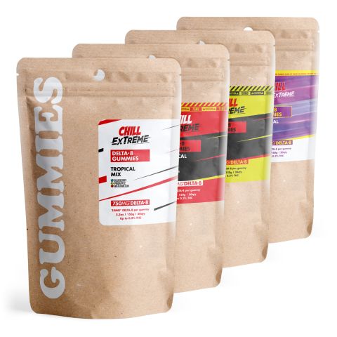Delta 8 Gummies Bundle - Chill Extreme - Thumbnail 1