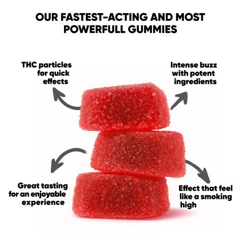 Terpene Gummies - 10mg - Fruit Punch - Terps Gummies - Thumbnail 10