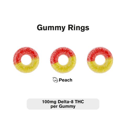 Delta 8 Gummy Rings - 100mg - Diamond CBD - Thumbnail 3