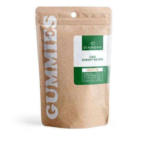 CBD Isolate Gummies - 25mg - Gummy Bears - Diamond CBD - Thumbnail 2