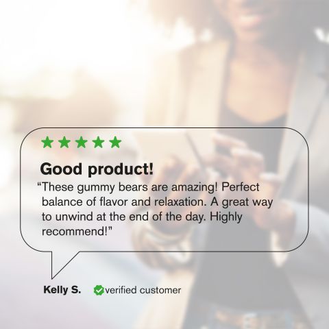 CBD Isolate Gummies - 25mg - Gummy Bears - Diamond CBD - Thumbnail 6