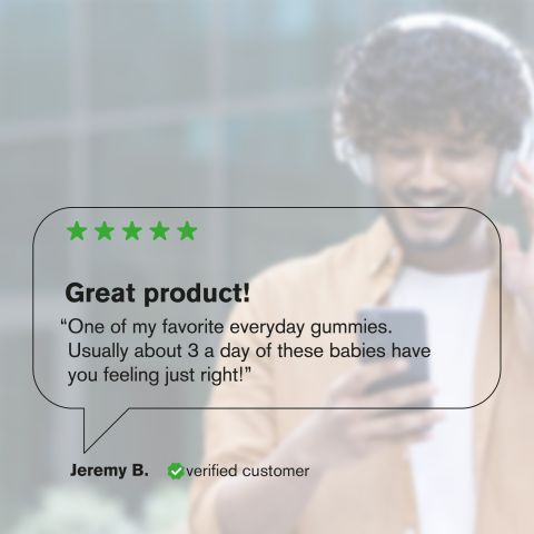 Full Spectrum CBD Gummies - 50mg - Gummy Bears - Diamond CBD - Thumbnail 6