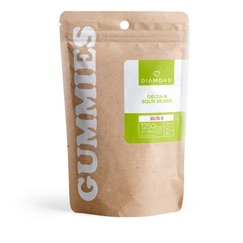 Delta 8 Gummies - 25mg - Sour Bears - Diamond CBD - Thumbnail 2