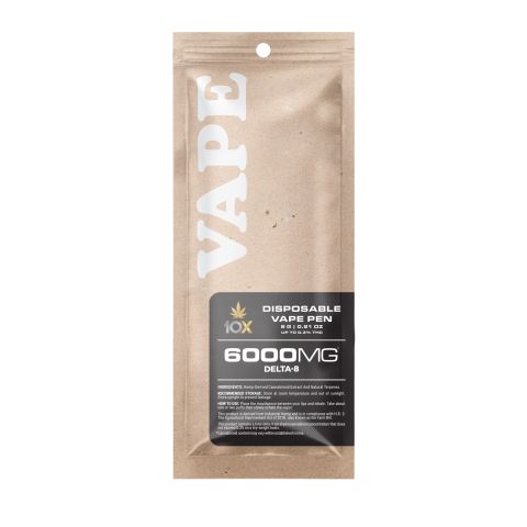 D8 Vape Pen - 6000mg - AK47 - Hybrid - 6ml - 10X - Thumbnail 3