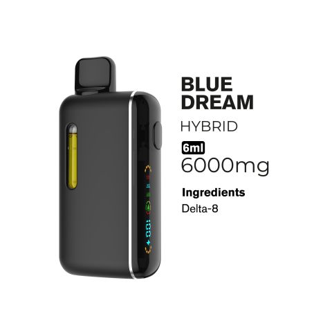 D8 Vape Pen - 6000mg - Blue Dream - Hybrid - 6ml - 10X - Thumbnail 2