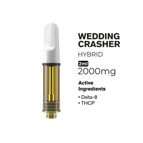THCP, D8 Vape Cart - 2000mg - Wedding Crasher - Hybrid - 2ml - Fresh - Thumbnail 2
