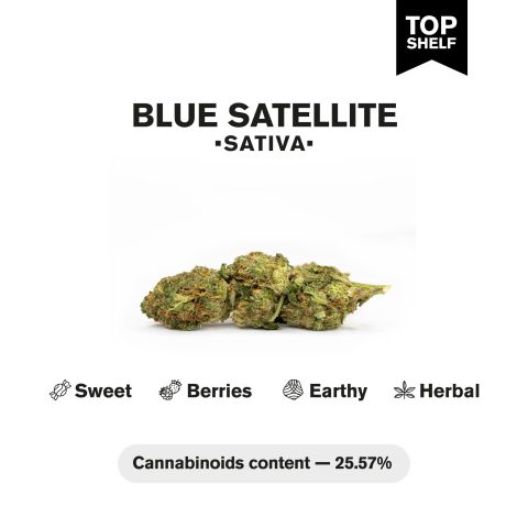 Blue Satellite Flower - Sativa - THCA - Thumbnail 5