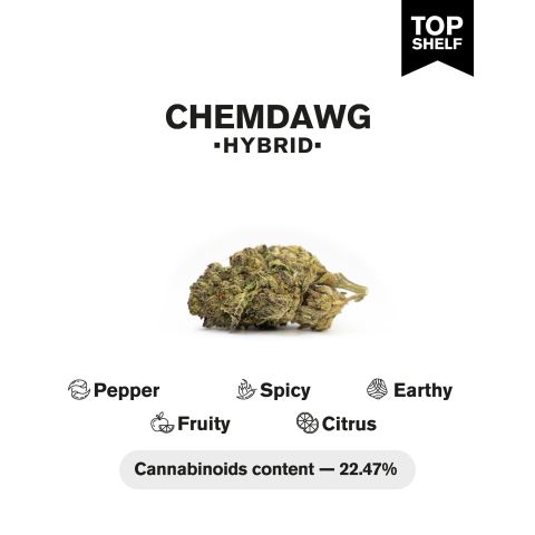 Chemdawg Flower - Hybrid - THCA - Thumbnail 5