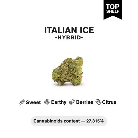 Italian Ice Flower - Hybrid - THCA - Thumbnail 5