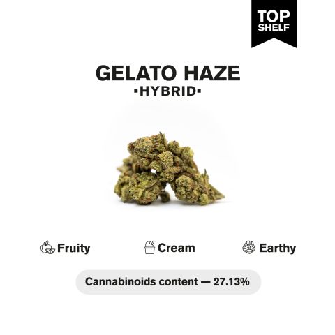 Gelato Haze Flower - Hybrid - THCA - Thumbnail 5
