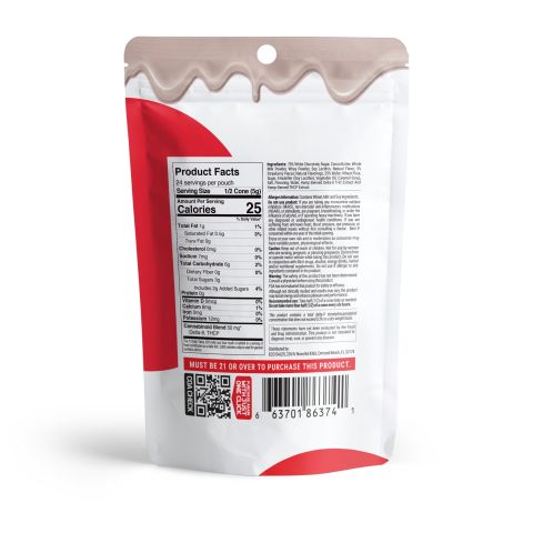 D8, THCP Waffle Cones - 100mg - Strawberry + White Chocolate - Chill Plus - Thumbnail 8