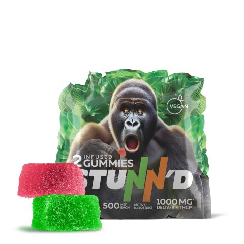 500mg D8 & THCP Gummies - Exotic Mix - Stunn'd - Thumbnail 1