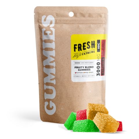 HHC Cube Gummies - 100mg - Fruity Blend - Fresh - Thumbnail 2