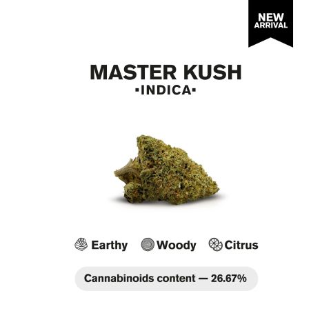 Master Kush Flower - Indica - THCA - Thumbnail 4