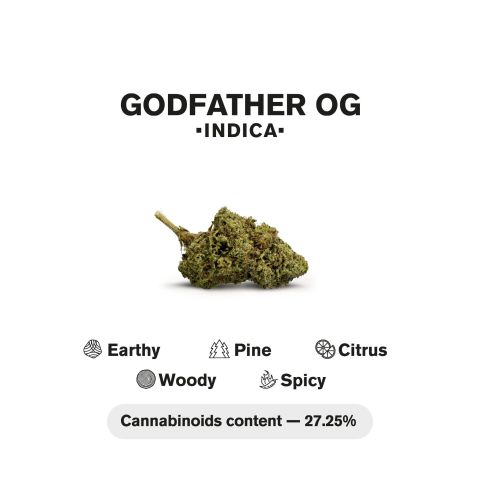 Godfather OG Mini Pre-Rolls - 0.5g - THCA - 5 Joints - Chill Plus - Thumbnail 5
