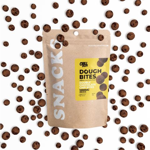 Delta 8 Dough Bites - 10mg - Double Chocolate Chip Bites - Chill Plus - Thumbnail 4