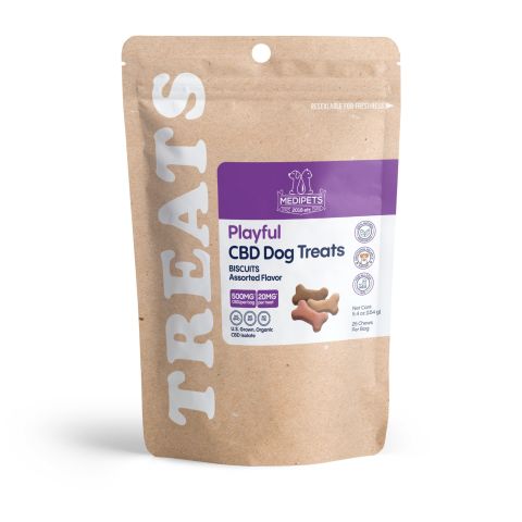 Biscuits - CBD Pet Treats For Dogs - 500mg - MediPets - Thumbnail 2