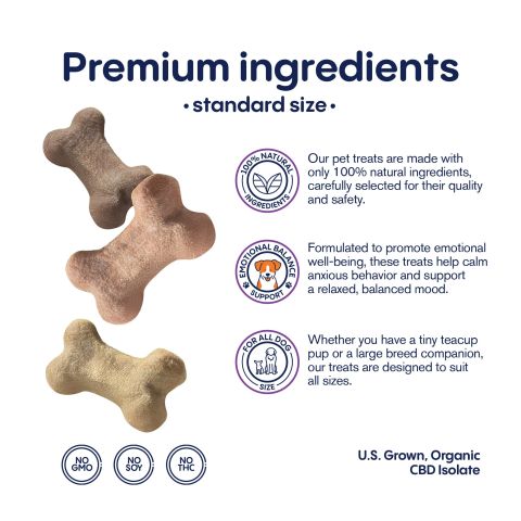 Biscuits - CBD Pet Treats For Dogs - 500mg - MediPets - Thumbnail 4