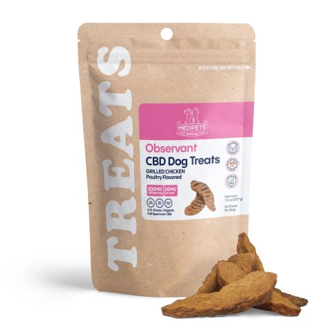 Grilled Chicken - CBD Pet Treats For Dogs - 300mg - MediPets - Thumbnail 1