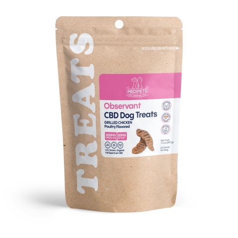Grilled Chicken - CBD Pet Treats For Dogs - 300mg - MediPets - Thumbnail 2