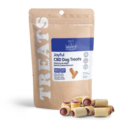 Pigs in a Blanket - CBD Pet Treats For Dogs - 300mg - MediPets - Thumbnail 1