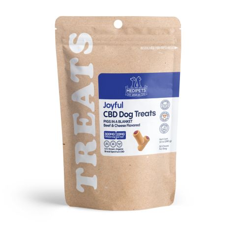 Pigs in a Blanket - CBD Pet Treats For Dogs - 300mg - MediPets - Thumbnail 2