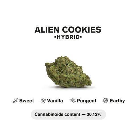 Alien Cookies King Size Pre-Roll - Hybrid - 1.5g - THCA - 5 Joints - Thumbnail 5