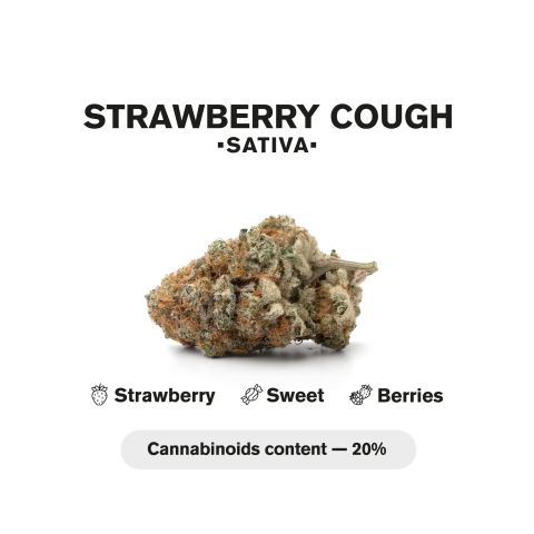 Strawberry Cough King Size Pre-Roll - Sativa - 1.5g - THCA - 1 Joint - Thumbnail 5