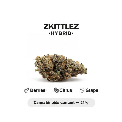Zkittlez Mini Pre-Roll - Indica - 0.5g - THCA - 5 Joints - Thumbnail 5
