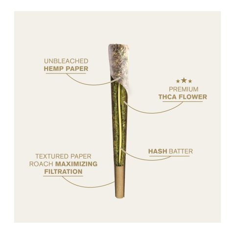 Hash Hole Pre-Roll - Indica Blend - 1.5g - THCA - Thumbnail 2