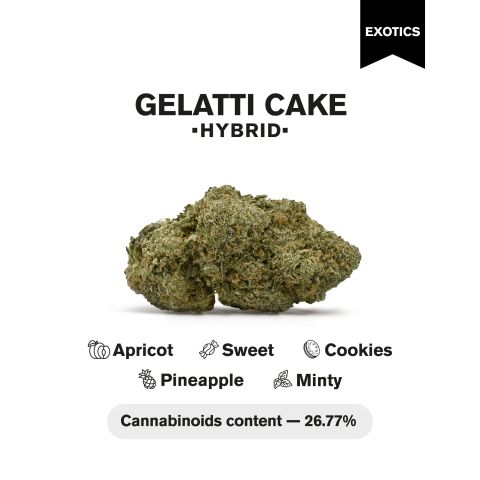 Gelatti Cake Flower - Hybrid - THCA - Thumbnail 3