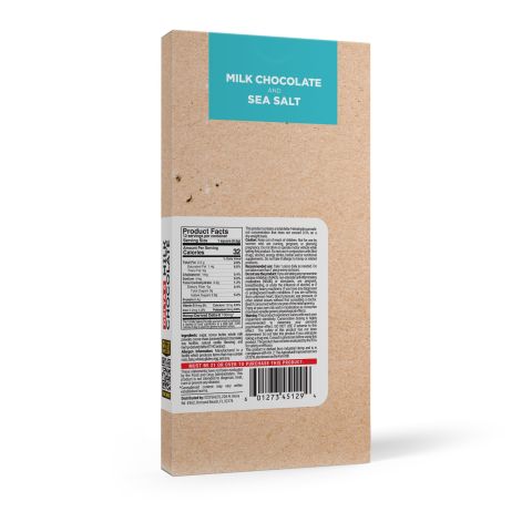 Delta 8 THC Milk Chocolate & Sea Salt Bar - 1,200mg - Chill Plus - Thumbnail 7