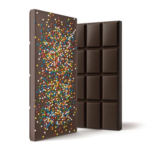 Delta 8 THC Dark Chocolate & Sprinkles Bar - 600mg - Chill Plus - Thumbnail 1
