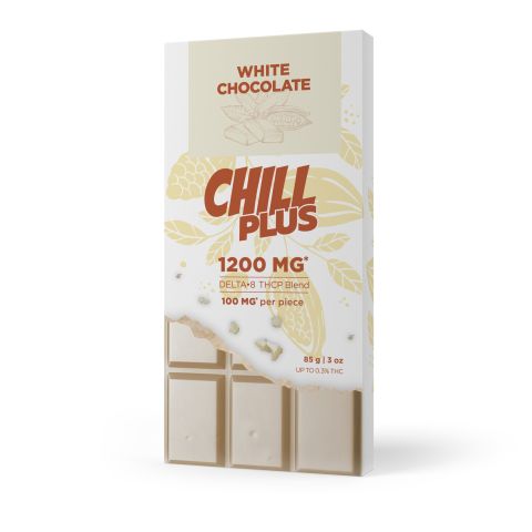 Delta 8 THC White Chocolate Bar - 1,200mg - Chill Plus - Thumbnail 3