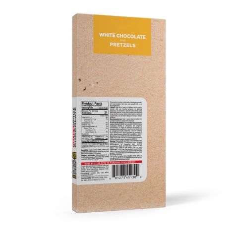 Delta 8 THC White Chocolate & Pretzels Bar - 1,200mg - Chill Plus - Thumbnail 7