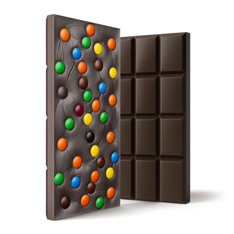 Delta 8 THC Dark Chocolate & Candies Bar - 600mg - Chill Plus - Thumbnail 1