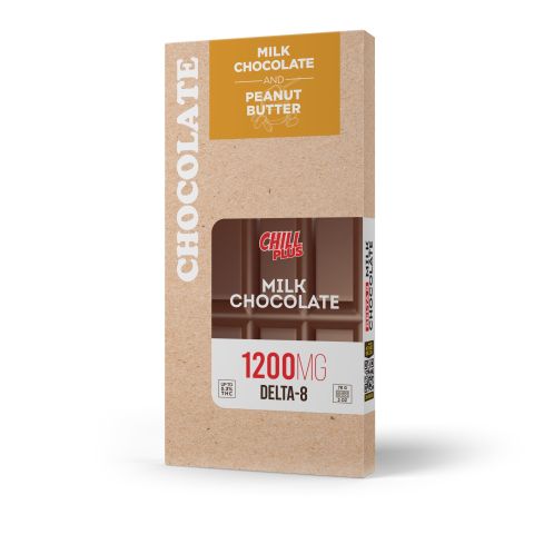 Delta 8 THC Milk Chocolate & Coconut Flakes Bar - 1,200mg - Chill Plus - Thumbnail 3