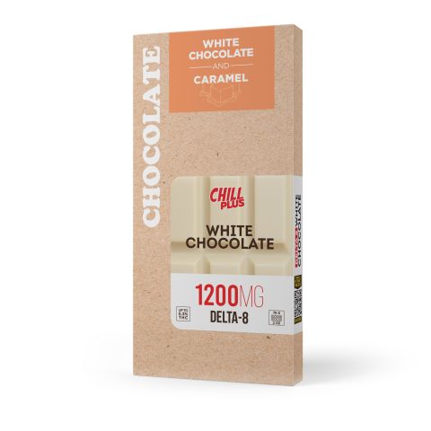 Delta 8 THC White Chocolate & Caramel Bar - 1,200mg - Chill Plus - Thumbnail 3